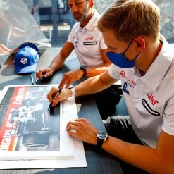 Haas Mick Schumacher 2021 Signed Photograph – Hungarian GP Haas 9 Haas Mick Schumacher 2021 Signed Photograph – Hungarian GP Haas