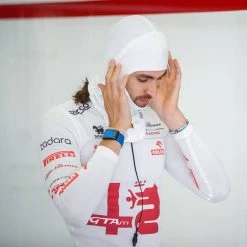 Alfa Romeo Antonio Giovinazzi 2021 Signed Race Used Nomex