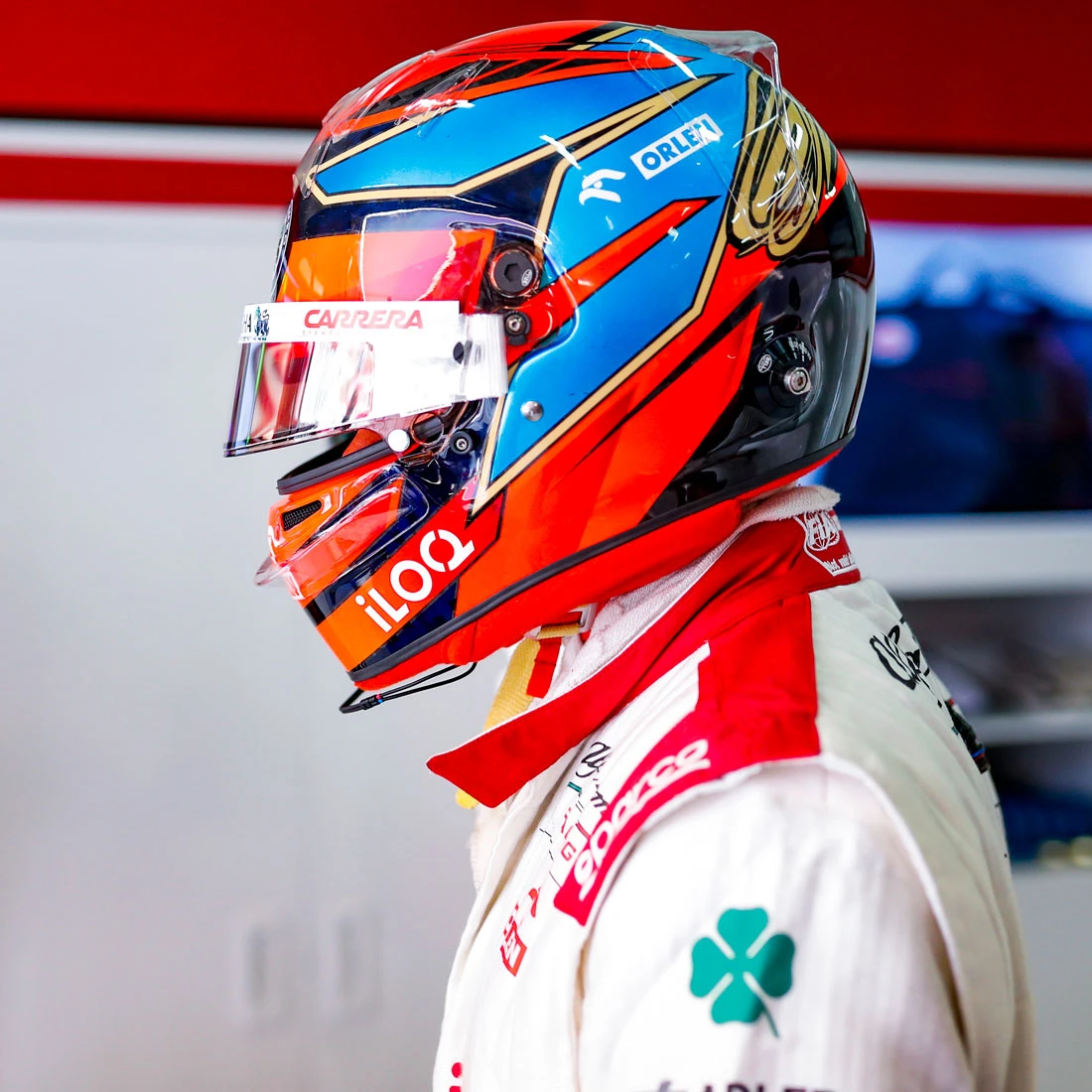 Alfa Romeo Alfa Romeo Kimi Räikkönen 2021 1:2 Scale Helmet - Imola GP Edition 8 Alfa Romeo Alfa Romeo Kimi Räikkönen 2021 1:2 Scale Helmet - Imola GP Edition