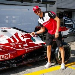 Alfa Romeo Antonio Giovinazzi 2021 Framed Signed Cap Alfa Romeo 11 Alfa Romeo Antonio Giovinazzi 2021 Framed Signed Cap Alfa Romeo