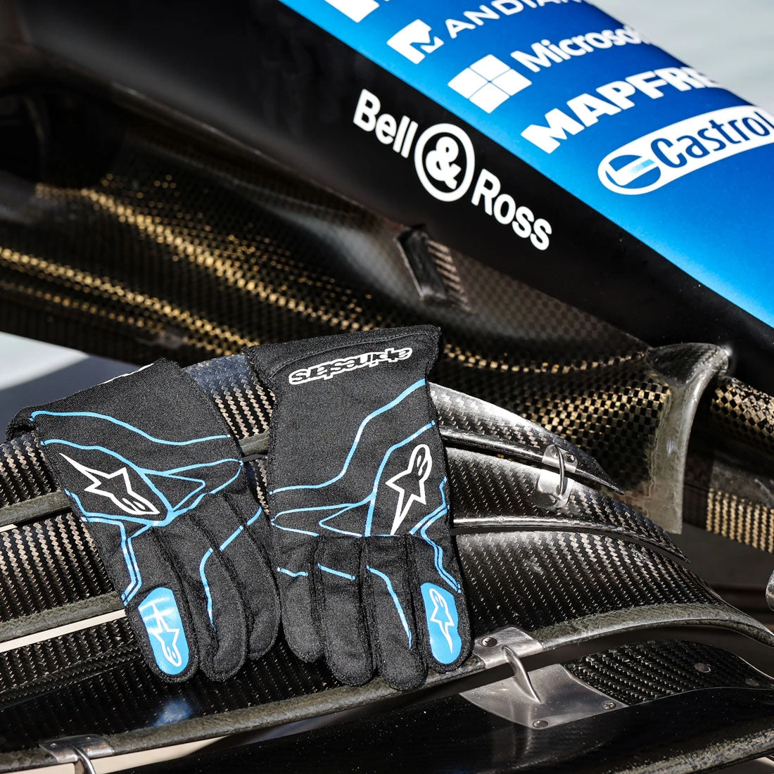 Alpine Alpine Fernando Alonso 2021 Race Spec Race Gloves 3 Alpine Alpine Fernando Alonso 2021 Race Spec Race Gloves