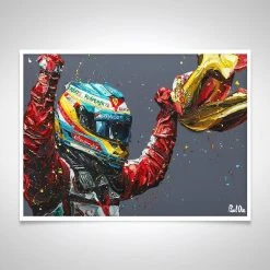 Ferrari Fernando Alonso 2013 Win - Paul Oz Ferrari