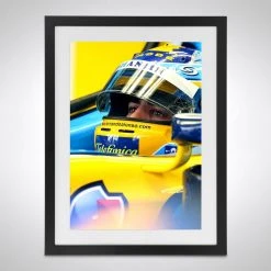 Renault Fernando Alonso 2006 Japanese GP Win – James Moy Print