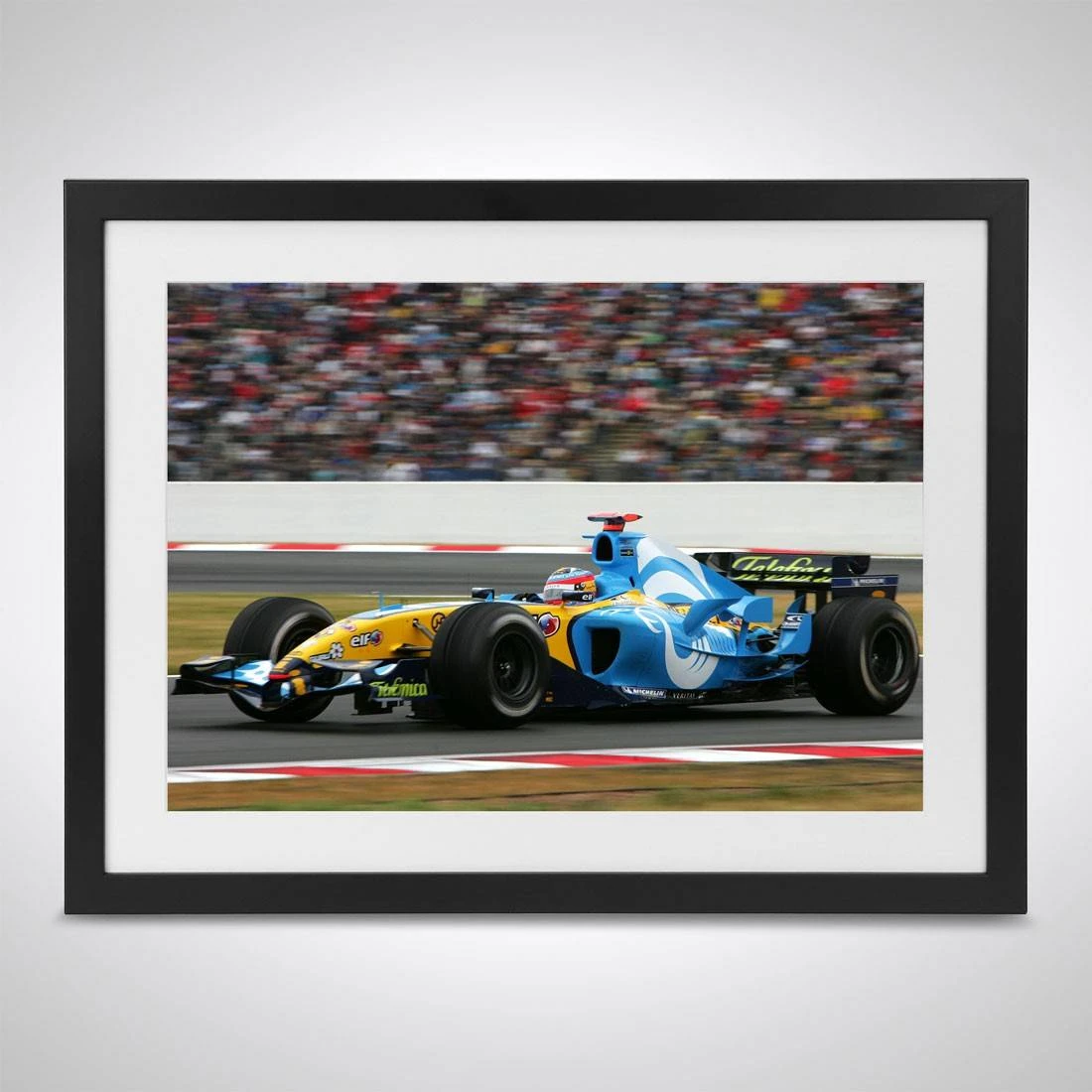 Renault Fernando Alonso 2005 French GP Win – James Moy Print 1 Renault Fernando Alonso 2005 French GP Win – James Moy Print