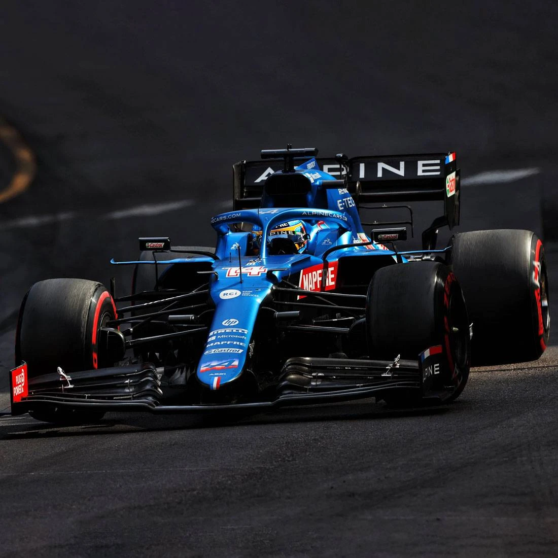 Alpine Alpine Fernando Alonso 2021 Bodywork In Acrylic 9 Alpine Alpine Fernando Alonso 2021 Bodywork In Acrylic