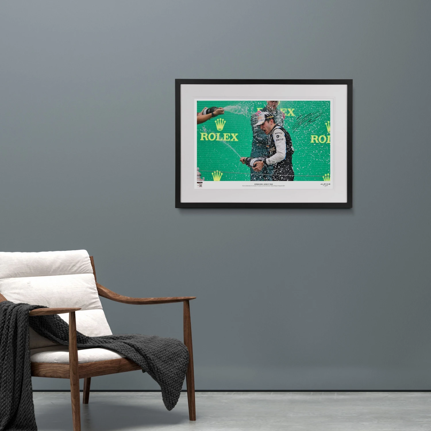 F1 Authentics Esteban Ocon 2021 Signed Photo – Hungarian GP Alpine 2 F1 Authentics Esteban Ocon 2021 Signed Photo – Hungarian GP Alpine