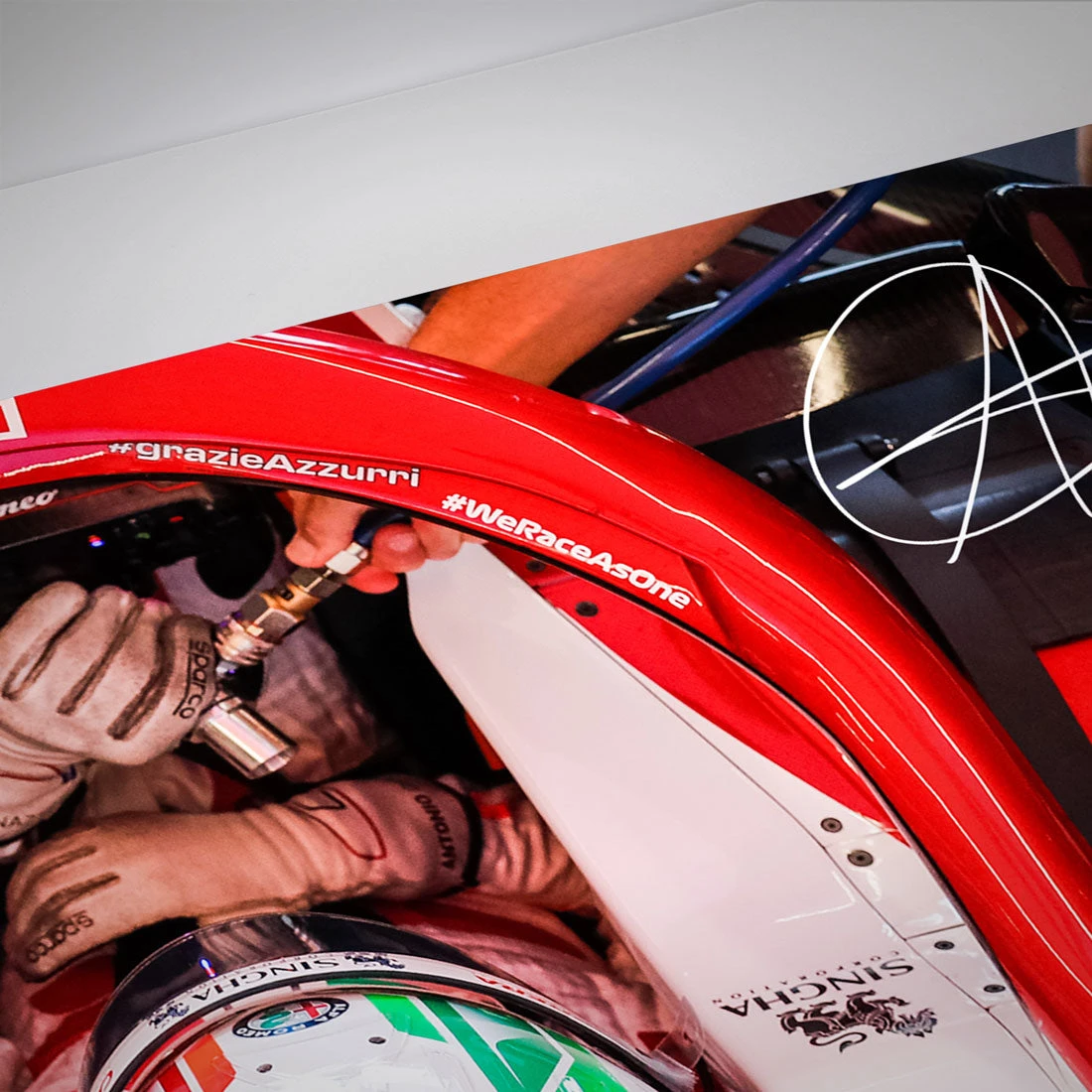 Alfa Romeo Antonio Giovinazzi 2021 Signed Photo – British GP Alfa Romeo 3 Alfa Romeo Antonio Giovinazzi 2021 Signed Photo – British GP Alfa Romeo