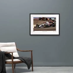 Alfa Romeo Antonio Giovinazzi 2021 Framed Signed Photograph – Bahrain GP Alfa Romeo