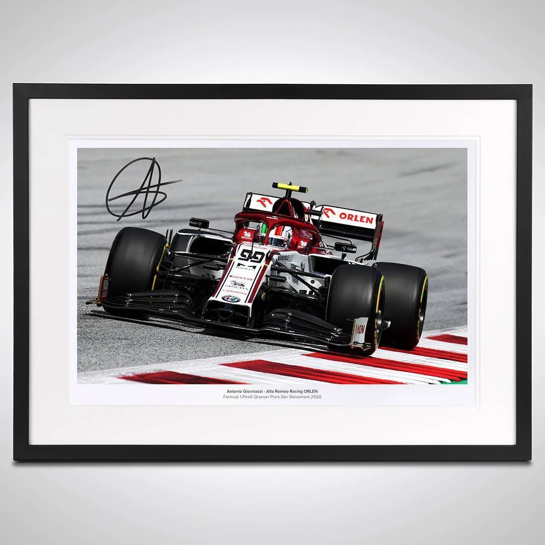 F1 Authentics Antonio Giovinazzi 2020 Framed Signed Photo – Styrian GP 1 F1 Authentics Antonio Giovinazzi 2020 Framed Signed Photo – Styrian GP