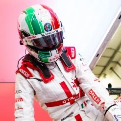 Alfa Romeo Antonio Giovinazzi 2021 Signed 1:2 Scale Helmet 15 Alfa Romeo Antonio Giovinazzi 2021 Signed 1:2 Scale Helmet