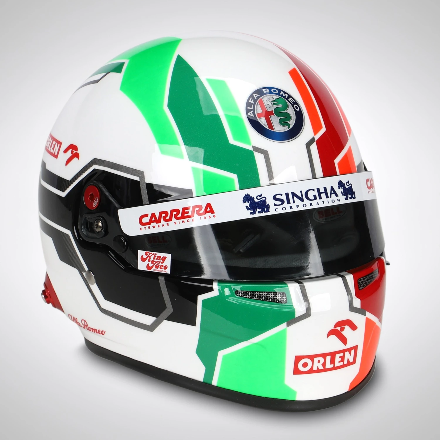 Alfa Romeo Antonio Giovinazzi 2021 1:2 Scale Helmet 2 Alfa Romeo Antonio Giovinazzi 2021 1:2 Scale Helmet
