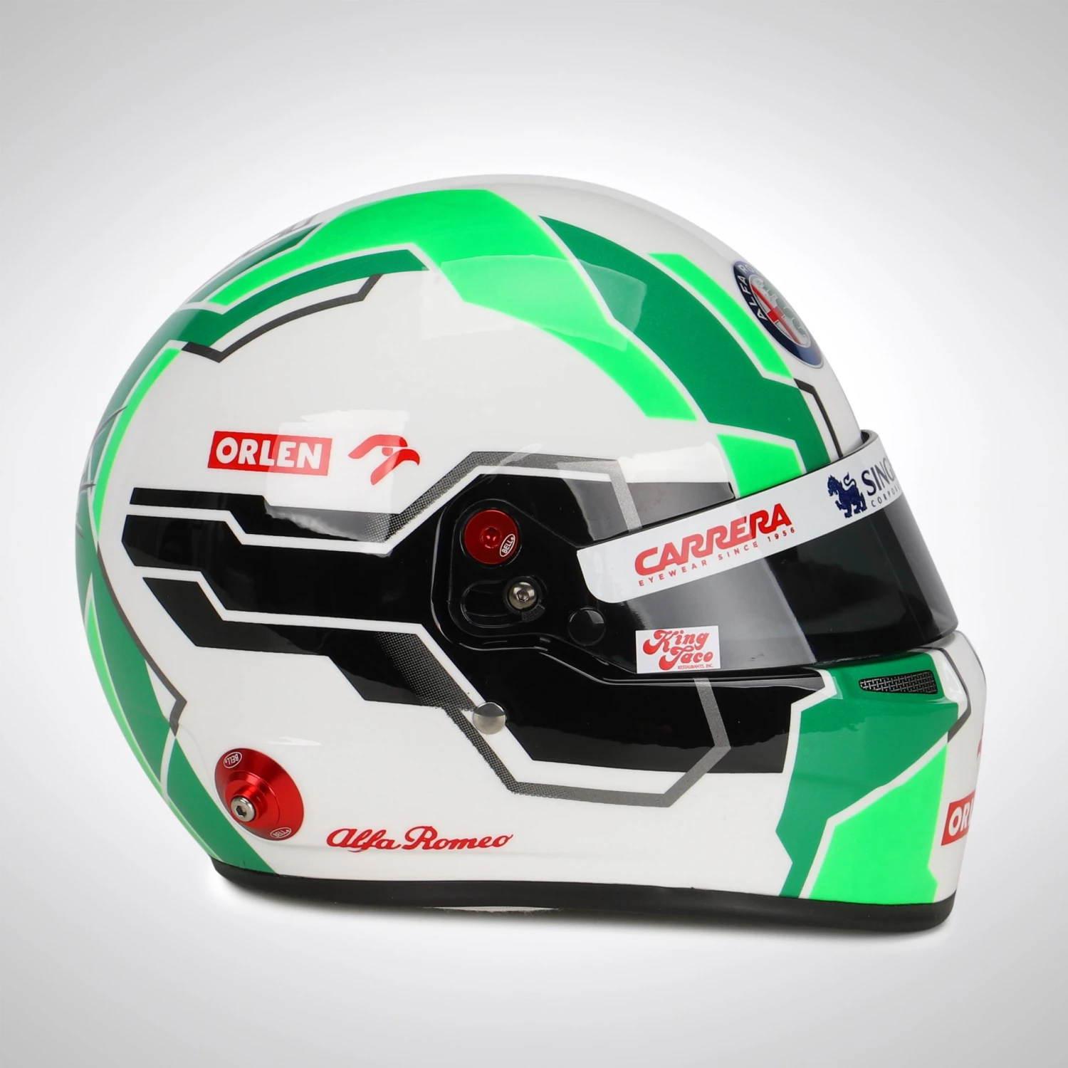 Alfa Romeo Antonio Giovinazzi 2021 1:2 Scale Helmet 4 Alfa Romeo Antonio Giovinazzi 2021 1:2 Scale Helmet