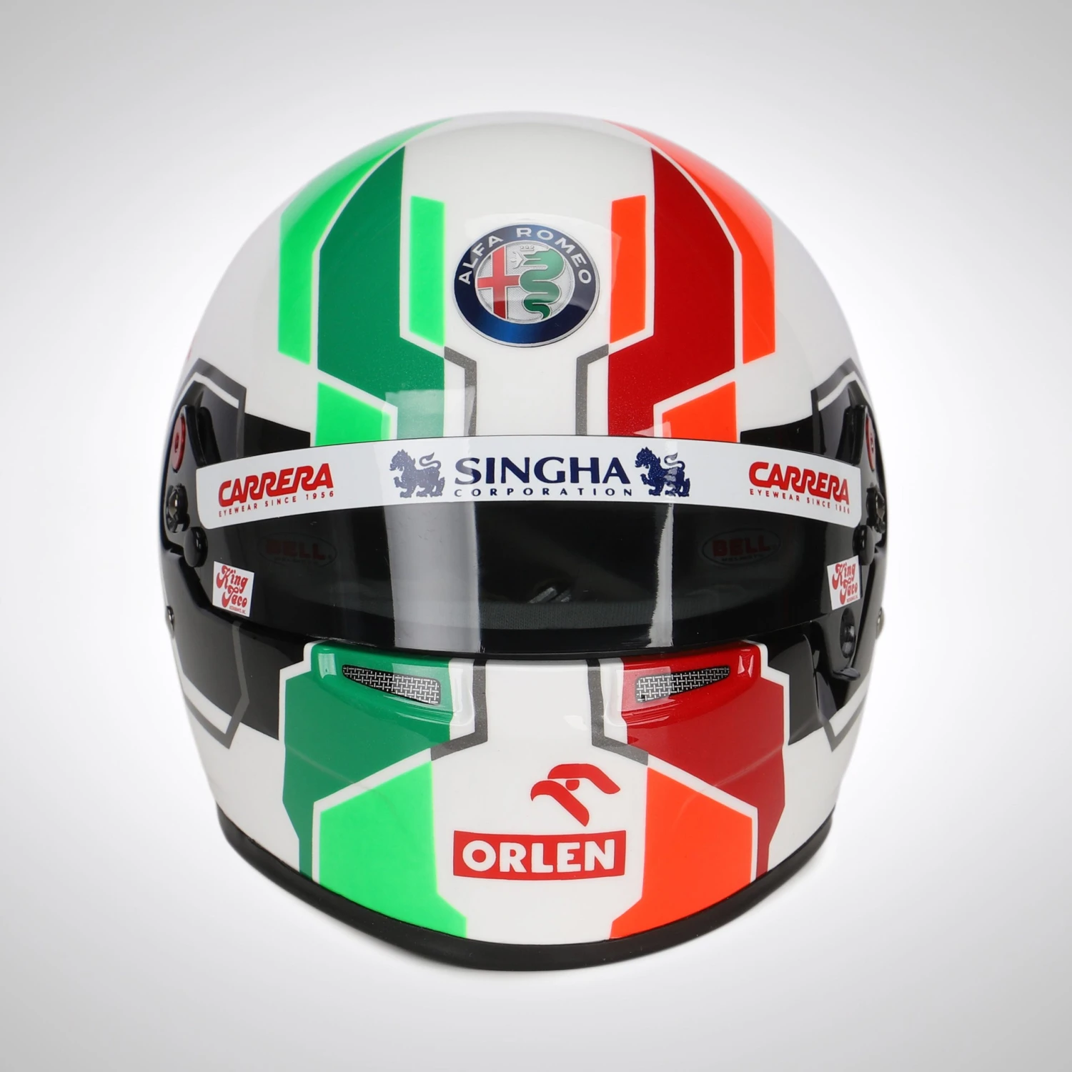 Alfa Romeo Antonio Giovinazzi 2021 1:2 Scale Helmet 5 Alfa Romeo Antonio Giovinazzi 2021 1:2 Scale Helmet