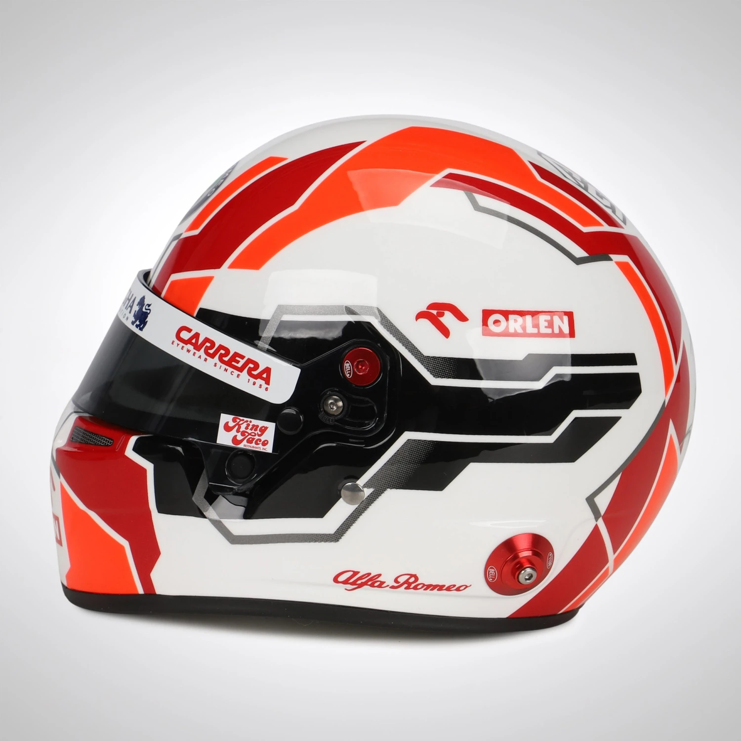 Alfa Romeo Antonio Giovinazzi 2021 1:2 Scale Helmet 6 Alfa Romeo Antonio Giovinazzi 2021 1:2 Scale Helmet