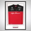 F1 Authentics Antonio Giovinazzi 2020 Framed Signed Polo Shirt
