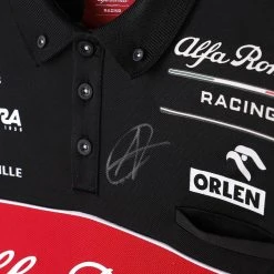 F1 Authentics Antonio Giovinazzi 2020 Framed Signed Polo Shirt