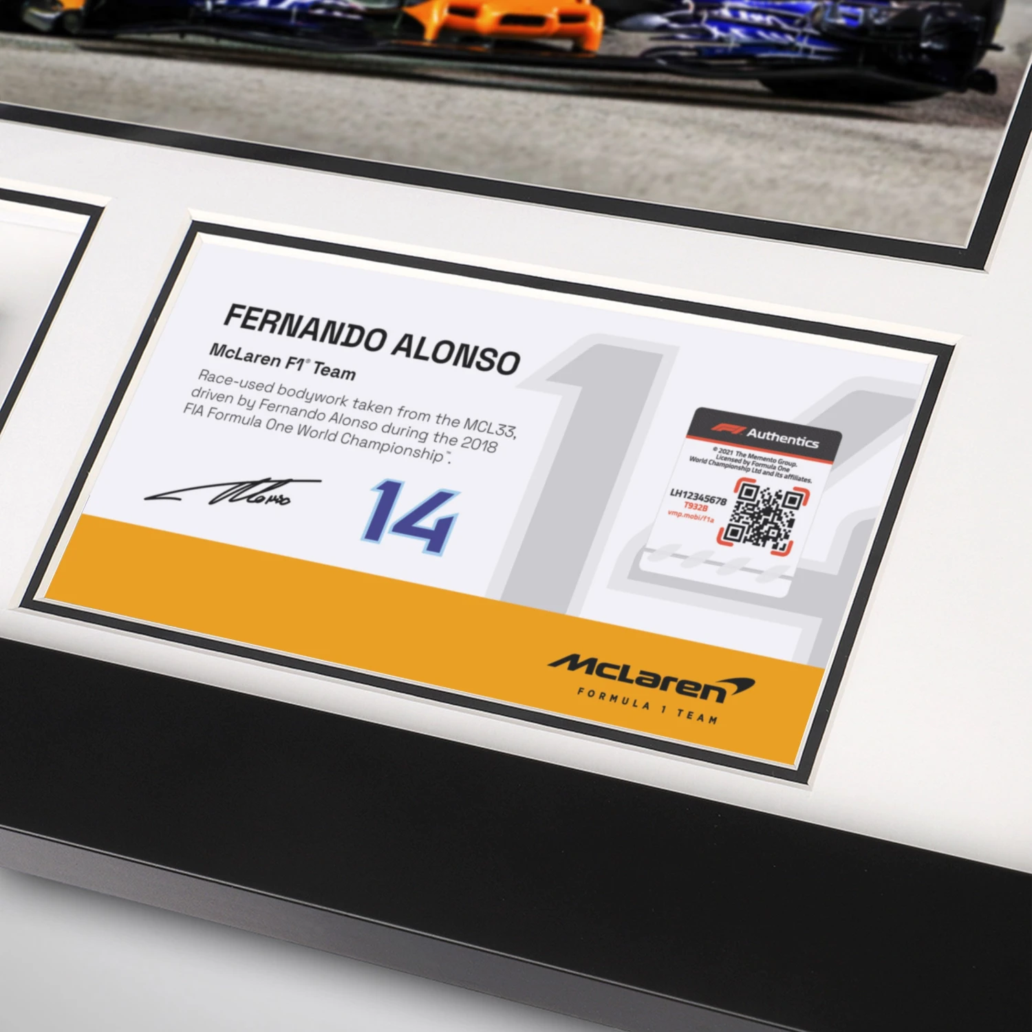 McLaren Fernando Alonso 2018 Bodywork & Photo 2 McLaren Fernando Alonso 2018 Bodywork & Photo