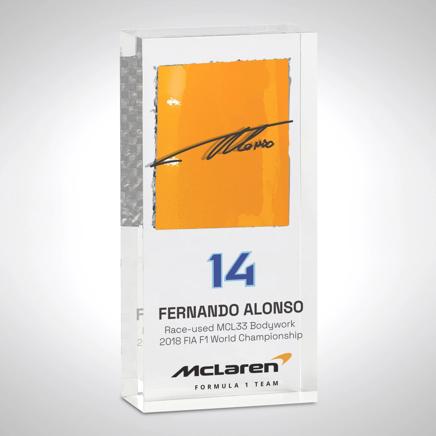 McLaren Fernando Alonso 2018 Bodywork In Acrylic 1 McLaren Fernando Alonso 2018 Bodywork In Acrylic