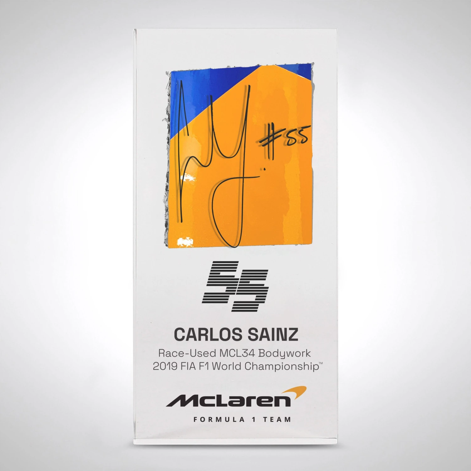 McLaren Carlos Sainz 2019 Bodywork In Acrylic McLaren 2 McLaren Carlos Sainz 2019 Bodywork In Acrylic McLaren