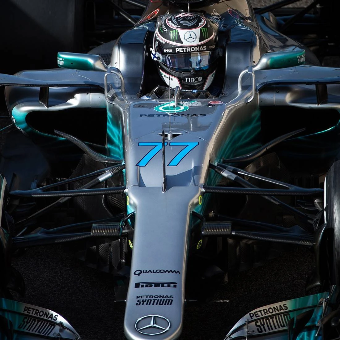 Mercedes-AMG Petronas Mercedes Valtteri Bottas 2017 Bodywork In Acrylic 4 Mercedes-AMG Petronas Mercedes Valtteri Bottas 2017 Bodywork In Acrylic