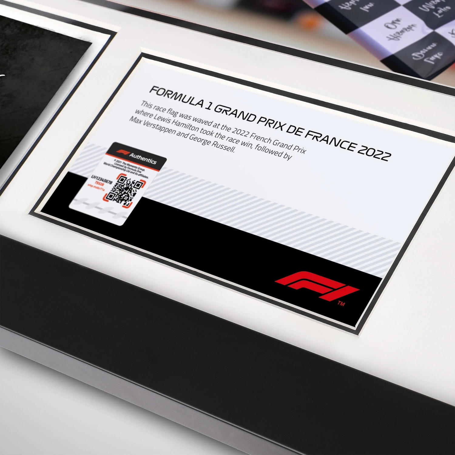 F1 Authentics Own The Chequered Flag – 2022 French Grand Prix 4 F1 Authentics Own The Chequered Flag – 2022 French Grand Prix