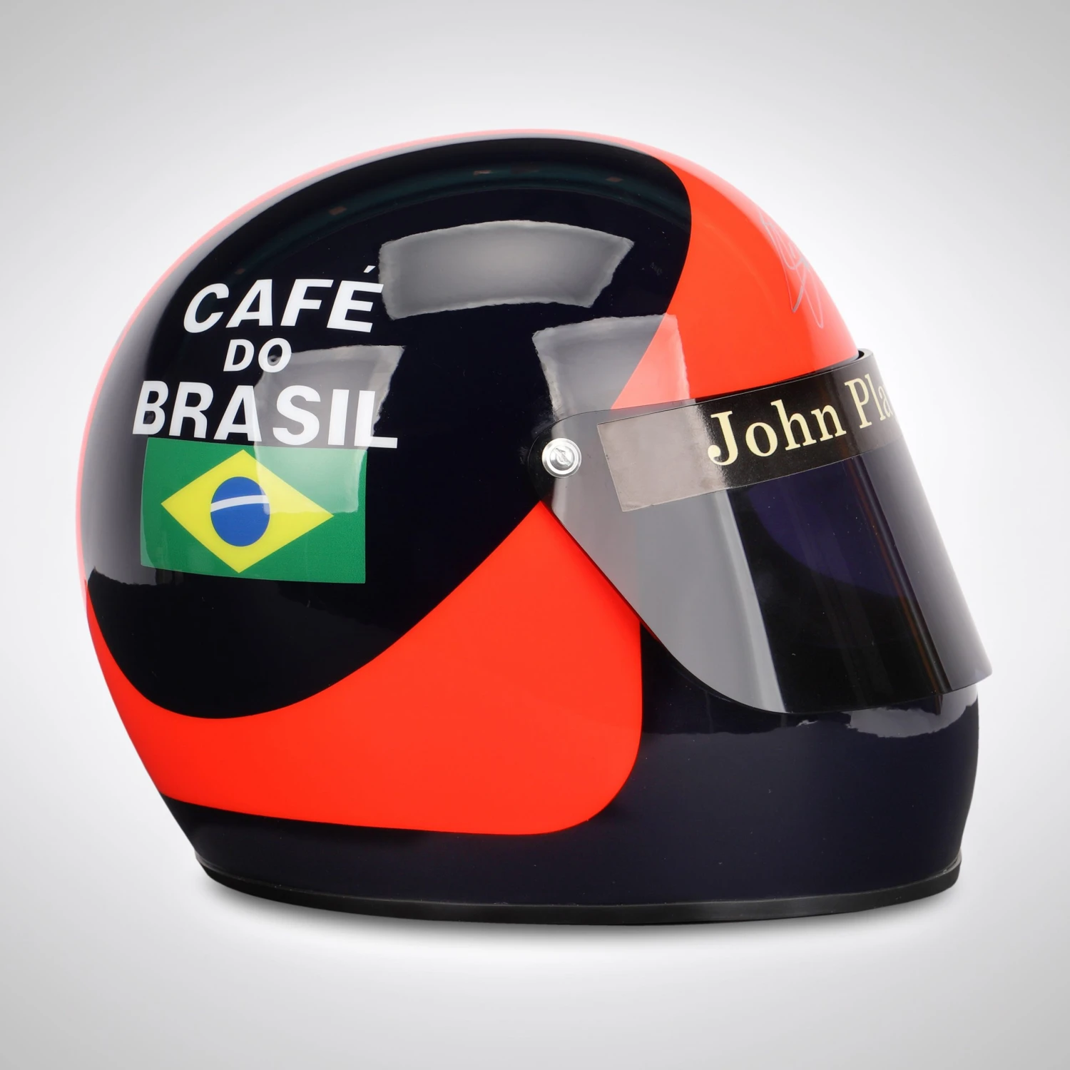 Team Archive Emerson Fittipaldi 1972 Signed 1:1 Official Replica Helmet 5 Team Archive Emerson Fittipaldi 1972 Signed 1:1 Official Replica Helmet