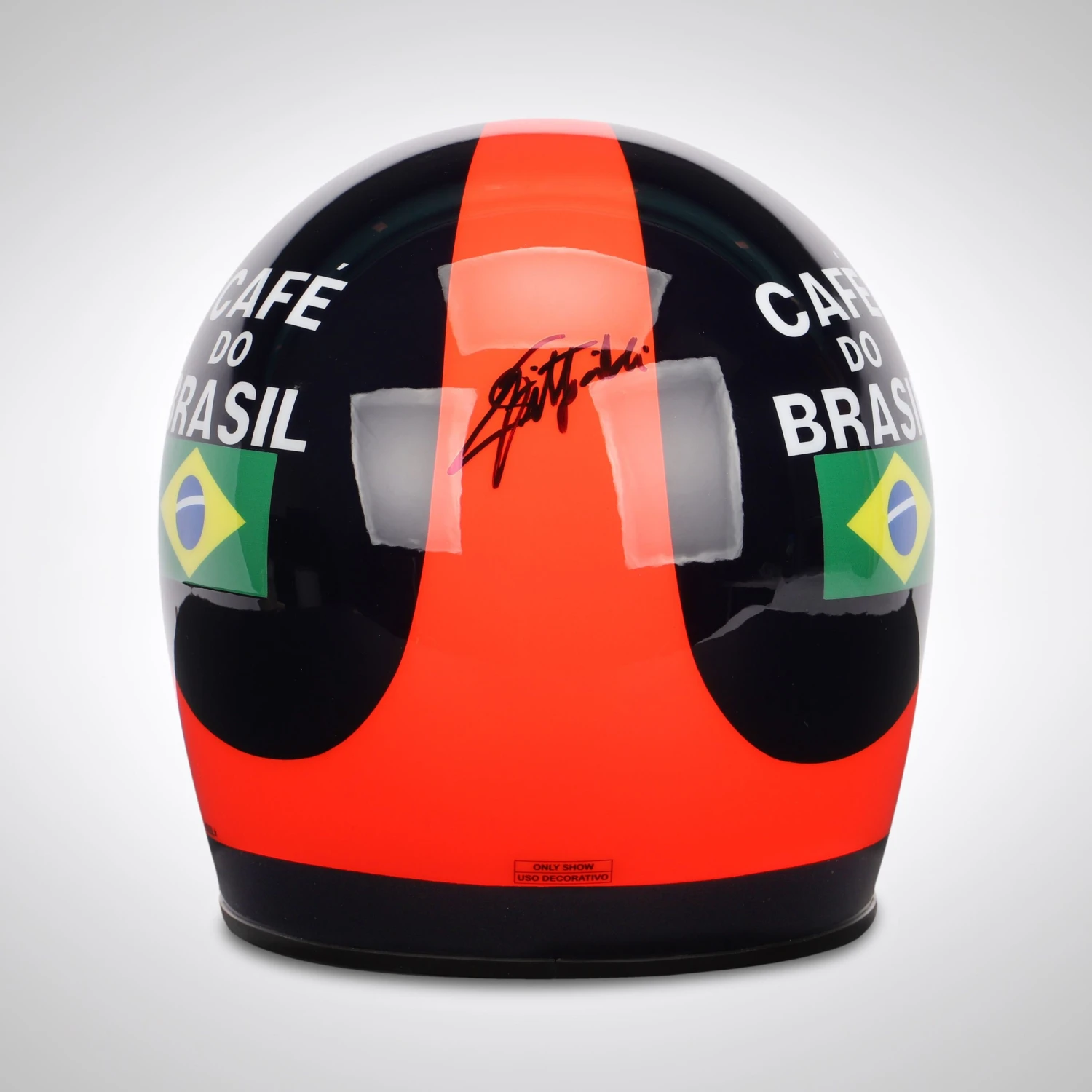 Team Archive Emerson Fittipaldi 1972 Signed 1:1 Official Replica Helmet 4 Team Archive Emerson Fittipaldi 1972 Signed 1:1 Official Replica Helmet