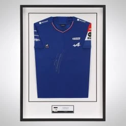 Alpine Esteban Ocon 2021 Signed Shirt 11 Alpine Esteban Ocon 2021 Signed Shirt