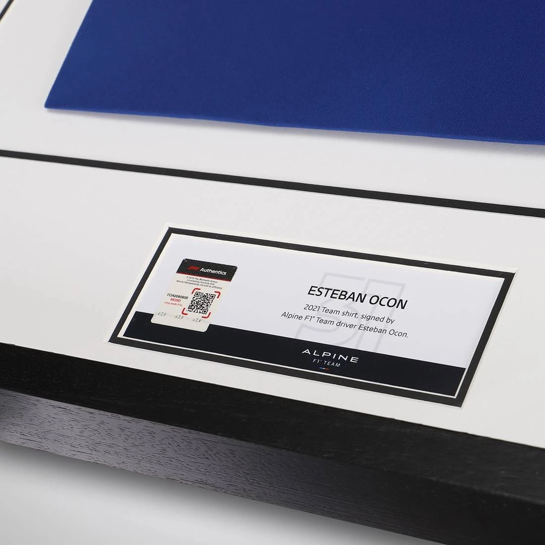 Alpine Esteban Ocon 2021 Signed Shirt 4 Alpine Esteban Ocon 2021 Signed Shirt