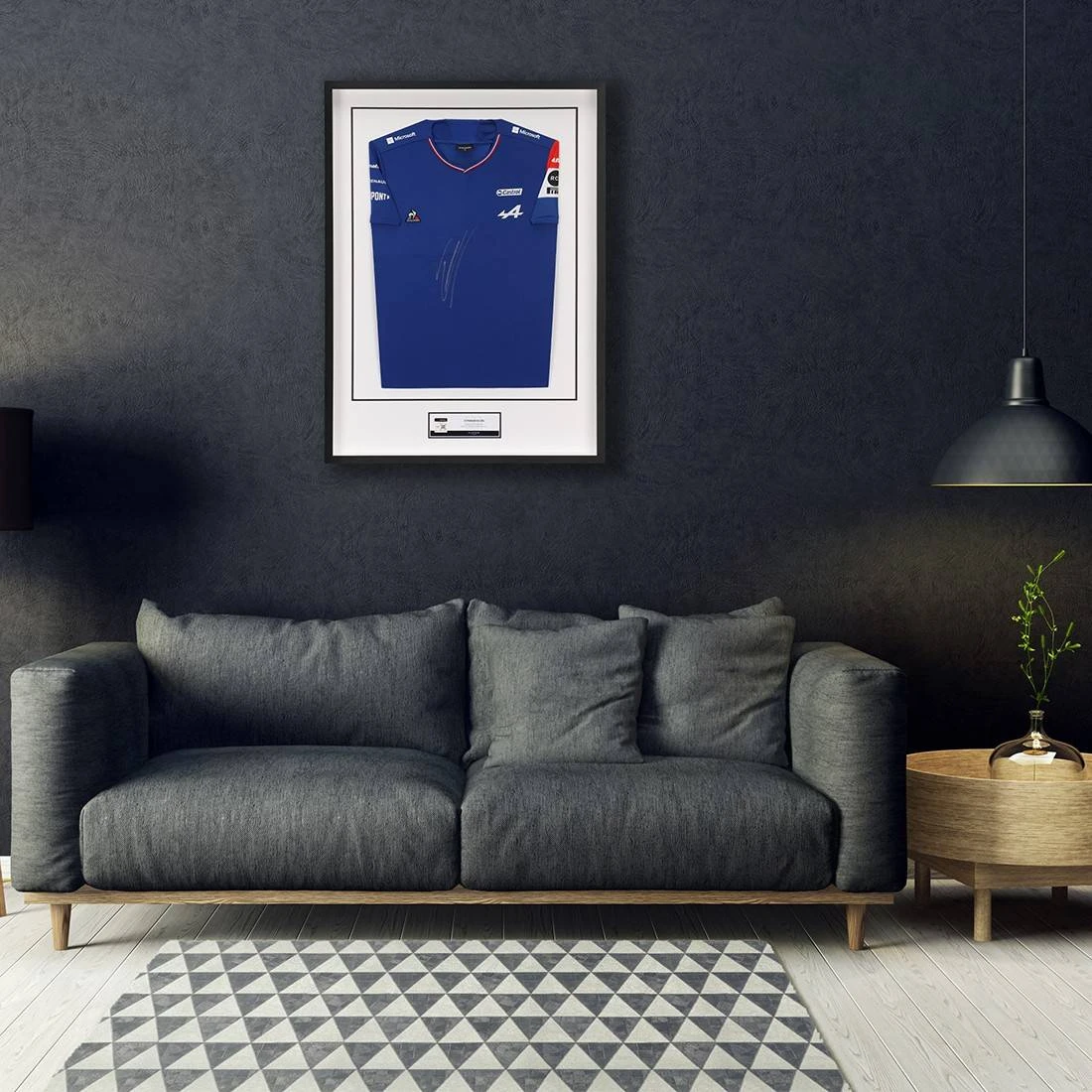 Alpine Esteban Ocon 2021 Signed Shirt 5 Alpine Esteban Ocon 2021 Signed Shirt