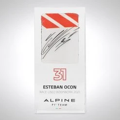 Alpine Alpine Esteban Ocon 2021 Bodywork In Acrylic 11 Alpine Alpine Esteban Ocon 2021 Bodywork In Acrylic
