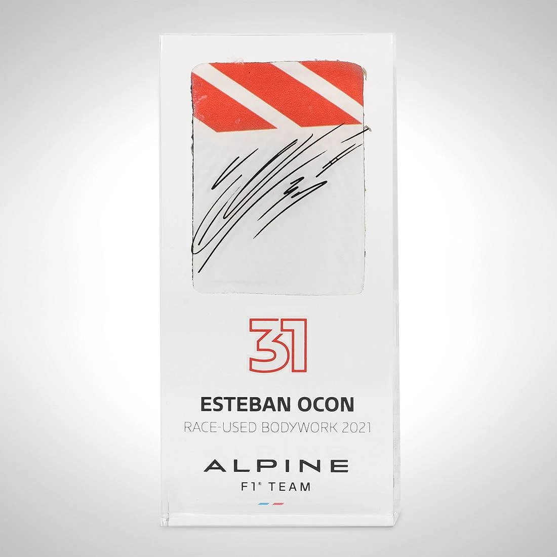 Alpine Alpine Esteban Ocon 2021 Bodywork In Acrylic 5 Alpine Alpine Esteban Ocon 2021 Bodywork In Acrylic