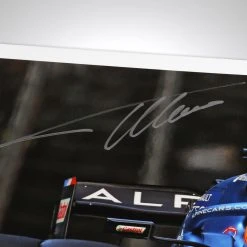 Alpine Fernando Alonso 2021 Signed Photograph – Azerbaijan GP Alpine 7 Alpine Fernando Alonso 2021 Signed Photograph – Azerbaijan GP Alpine