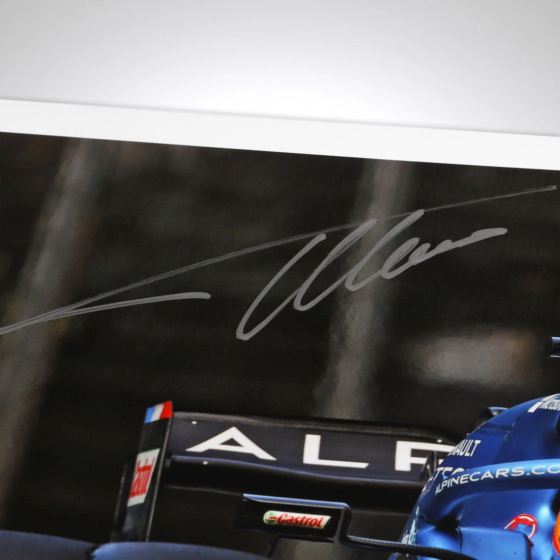 Alpine Fernando Alonso 2021 Signed Photograph – Azerbaijan GP Alpine 3 Alpine Fernando Alonso 2021 Signed Photograph – Azerbaijan GP Alpine