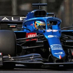 Alpine Fernando Alonso 2021 Signed Photograph – Azerbaijan GP Alpine 9 Alpine Fernando Alonso 2021 Signed Photograph – Azerbaijan GP Alpine