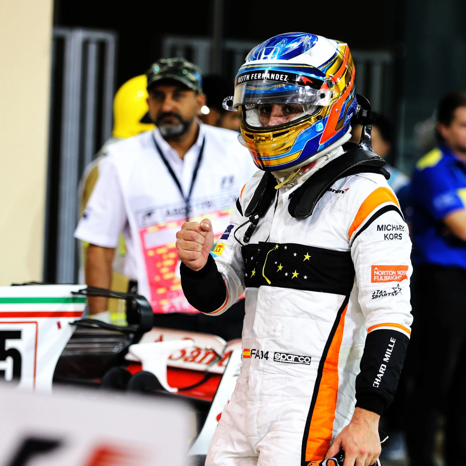 McLaren Fernando Alonso 2017 Official Replica Race Suit With Chandon Star Branding 6 McLaren Fernando Alonso 2017 Official Replica Race Suit With Chandon Star Branding