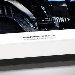 F1 Authentics Alpine Fernando Alonso 2021 Signed Photo – Turkish GP