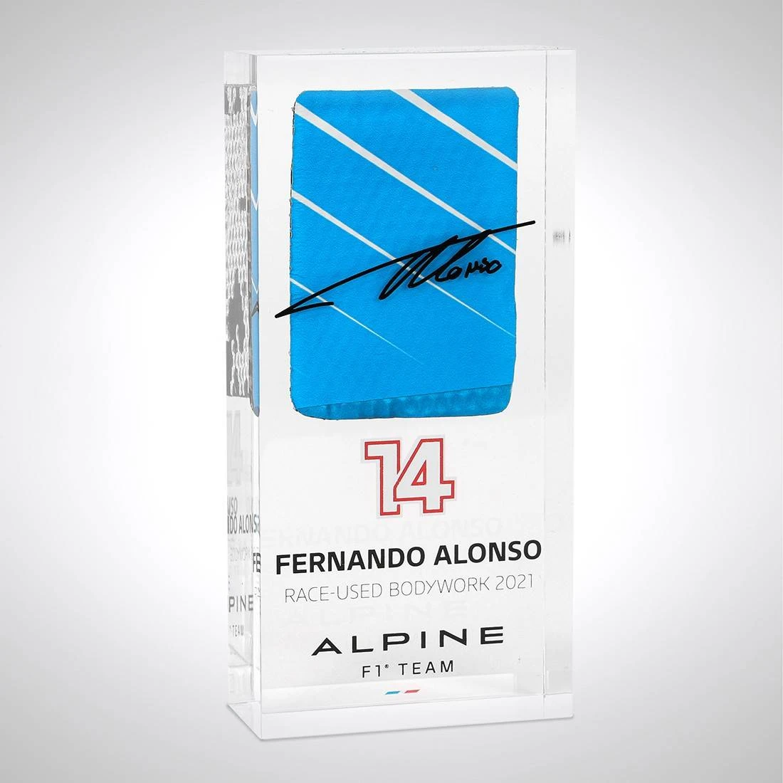 Alpine Alpine Fernando Alonso 2021 Bodywork In Acrylic 1 Alpine Alpine Fernando Alonso 2021 Bodywork In Acrylic