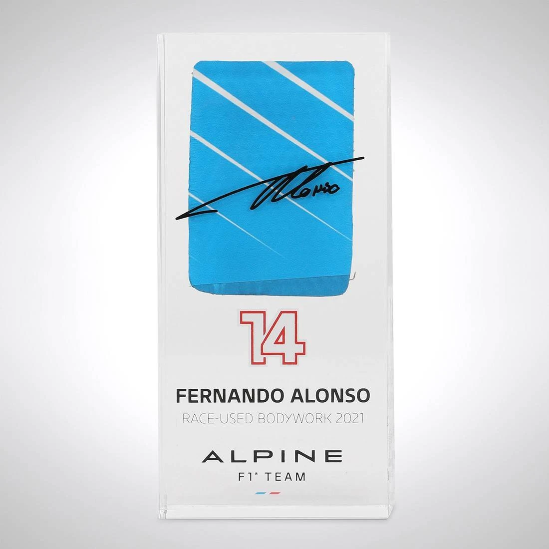 Alpine Alpine Fernando Alonso 2021 Bodywork In Acrylic 7 Alpine Alpine Fernando Alonso 2021 Bodywork In Acrylic