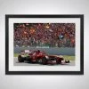 Fernando Alonso 1st Home Win With Ferrari – Spain 2013 - James Moy Print