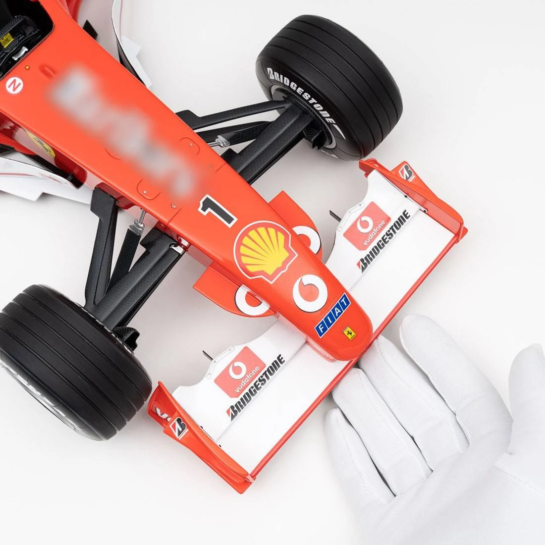 Michael Schumacher Ferrari 2002 F2002 1:8 Scale Model F1 Car 11 Michael Schumacher Ferrari 2002 F2002 1:8 Scale Model F1 Car