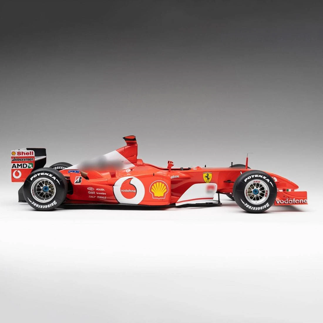 Michael Schumacher Ferrari 2002 F2002 1:8 Scale Model F1 Car 3 Michael Schumacher Ferrari 2002 F2002 1:8 Scale Model F1 Car