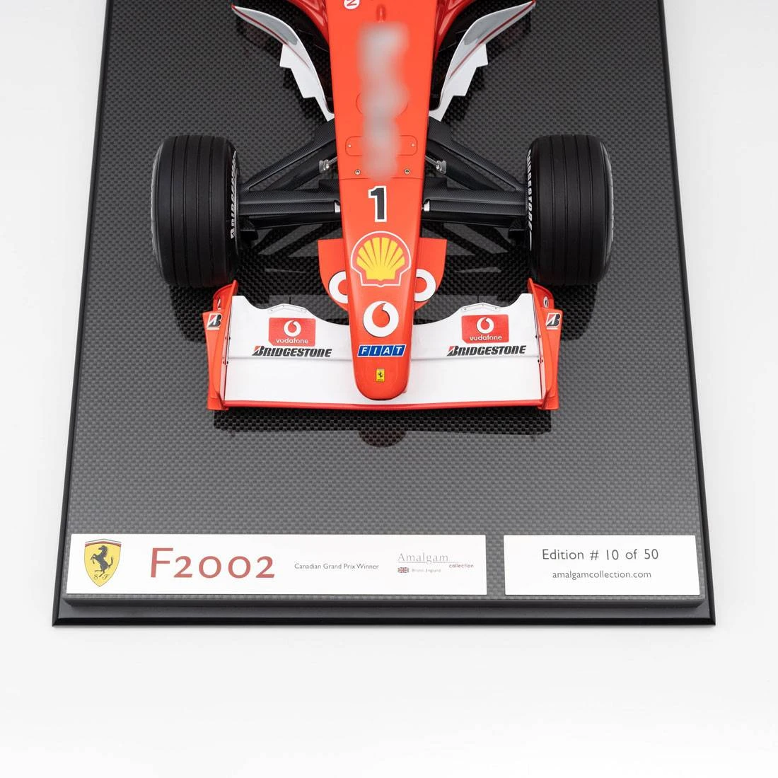 Michael Schumacher Ferrari 2002 F2002 1:8 Scale Model F1 Car 10 Michael Schumacher Ferrari 2002 F2002 1:8 Scale Model F1 Car