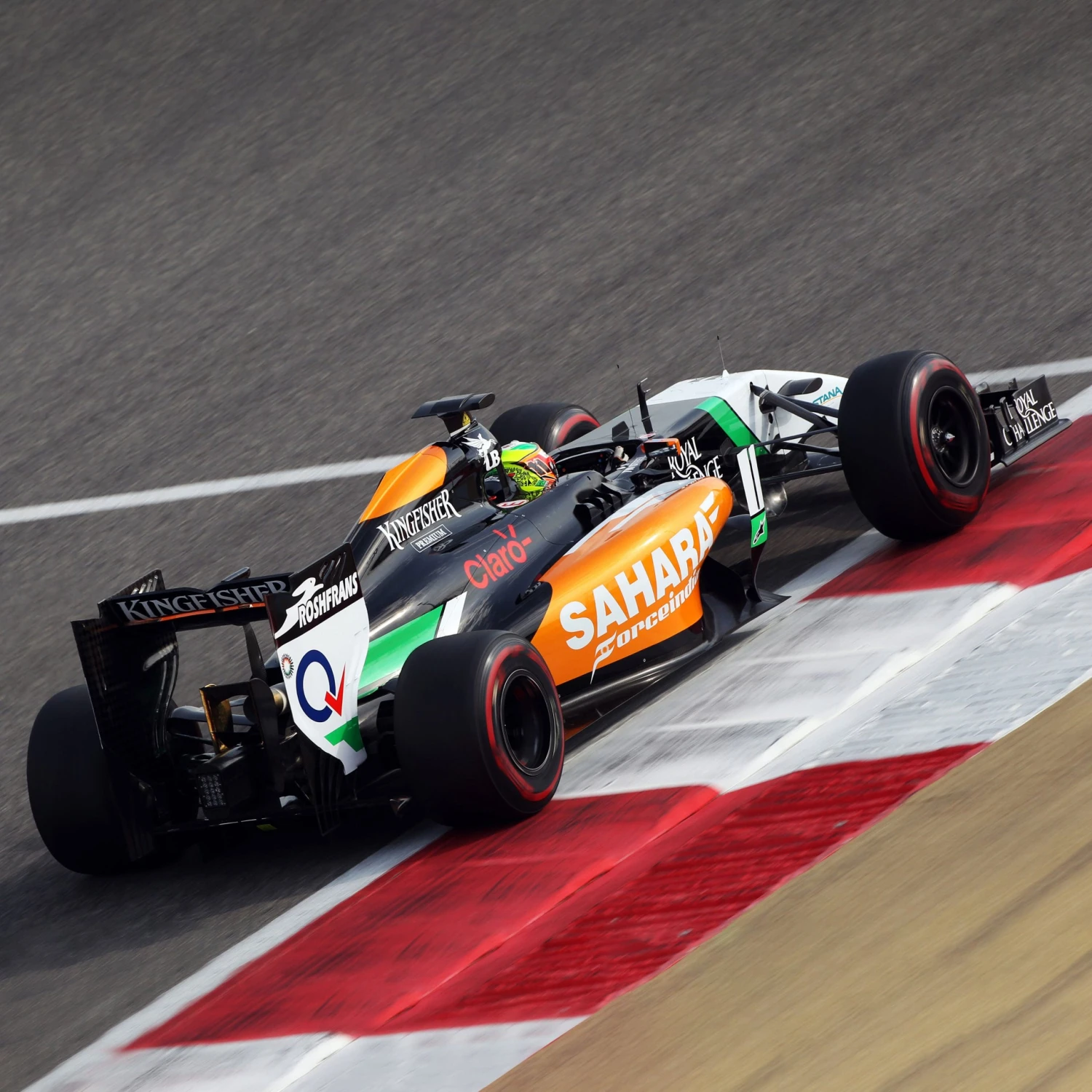 Sahara Force India F1 Team 2014 Rear Wing Endplate 7 Sahara Force India F1 Team 2014 Rear Wing Endplate