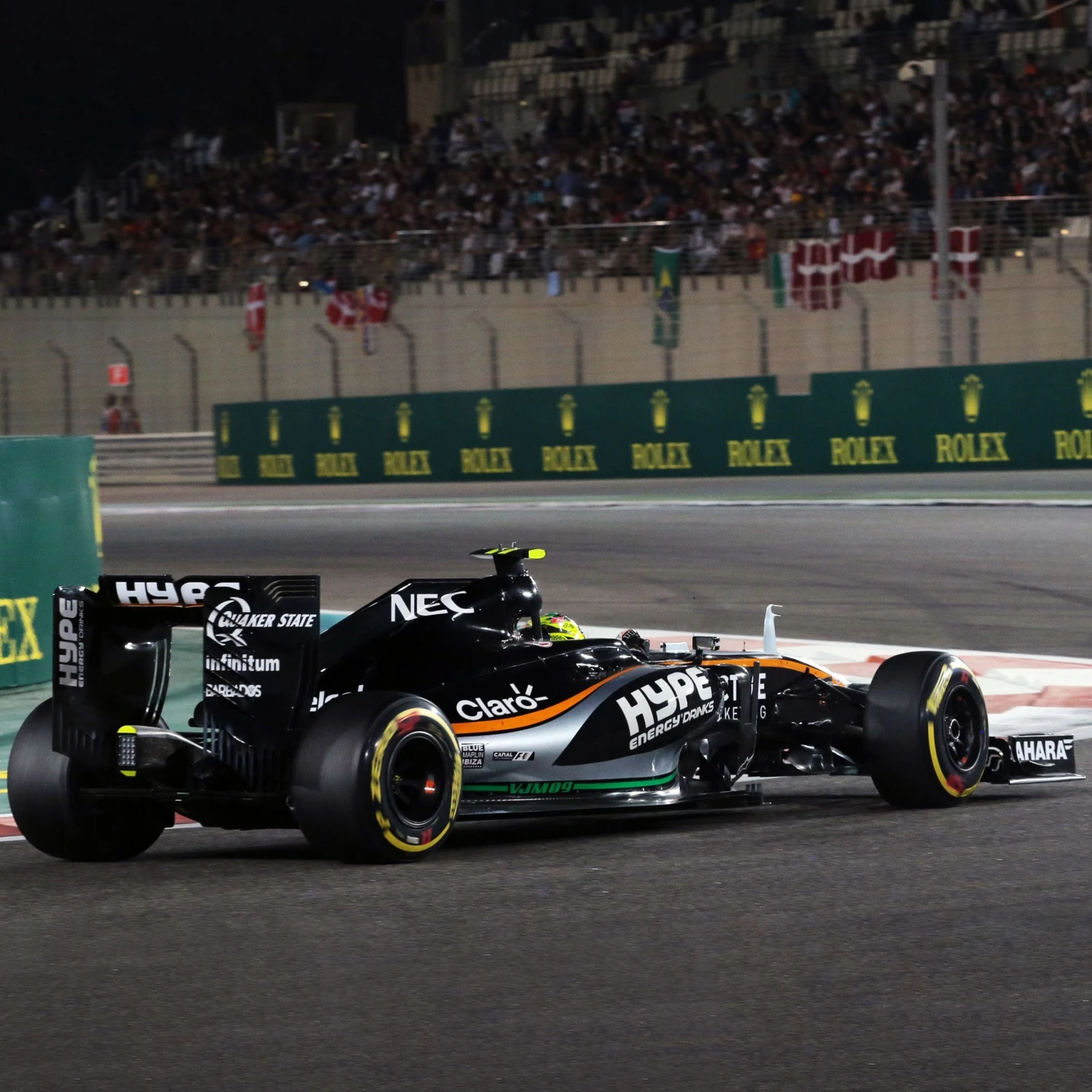 Sahara Force India F1 Team 2016 Rear Wing Endplate 6 Sahara Force India F1 Team 2016 Rear Wing Endplate