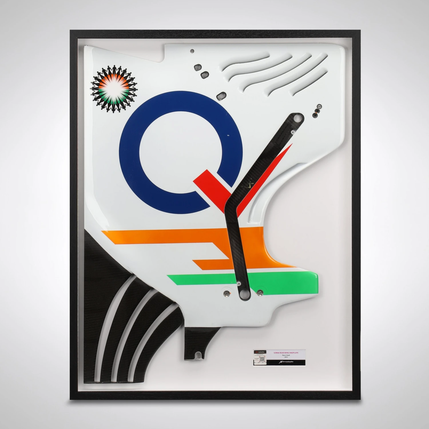 Sahara Force India F1 Team 2013 Right-hand Rear Wing Endplate 1 Sahara Force India F1 Team 2013 Right-hand Rear Wing Endplate