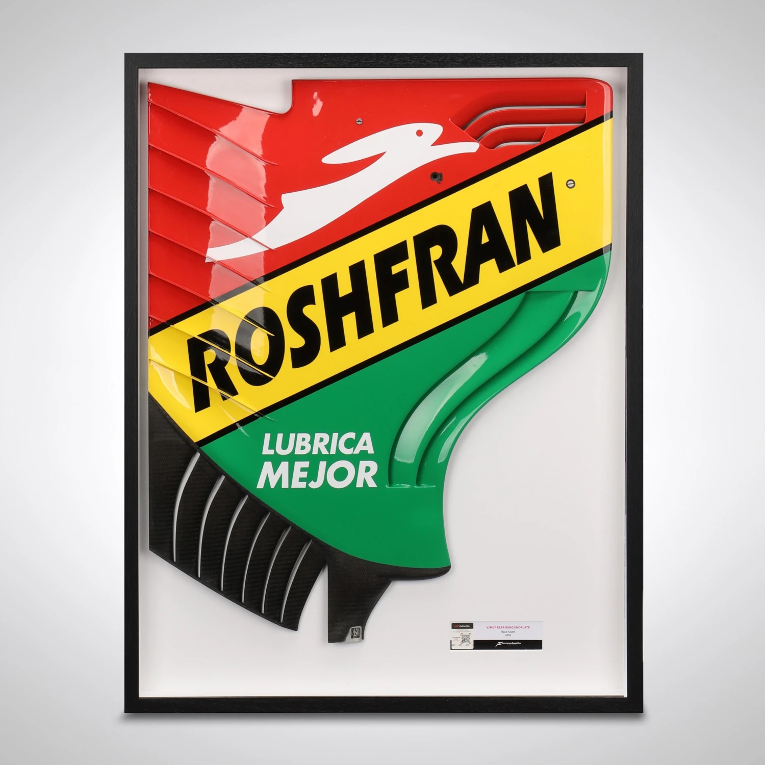 Sahara Force India F1 Team 2014 Rear Wing Endplate - Roshfran 1 Sahara Force India F1 Team 2014 Rear Wing Endplate - Roshfran