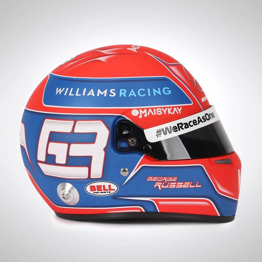Williams George Russell 2021 1:2 Scale Helmet 3 Williams George Russell 2021 1:2 Scale Helmet