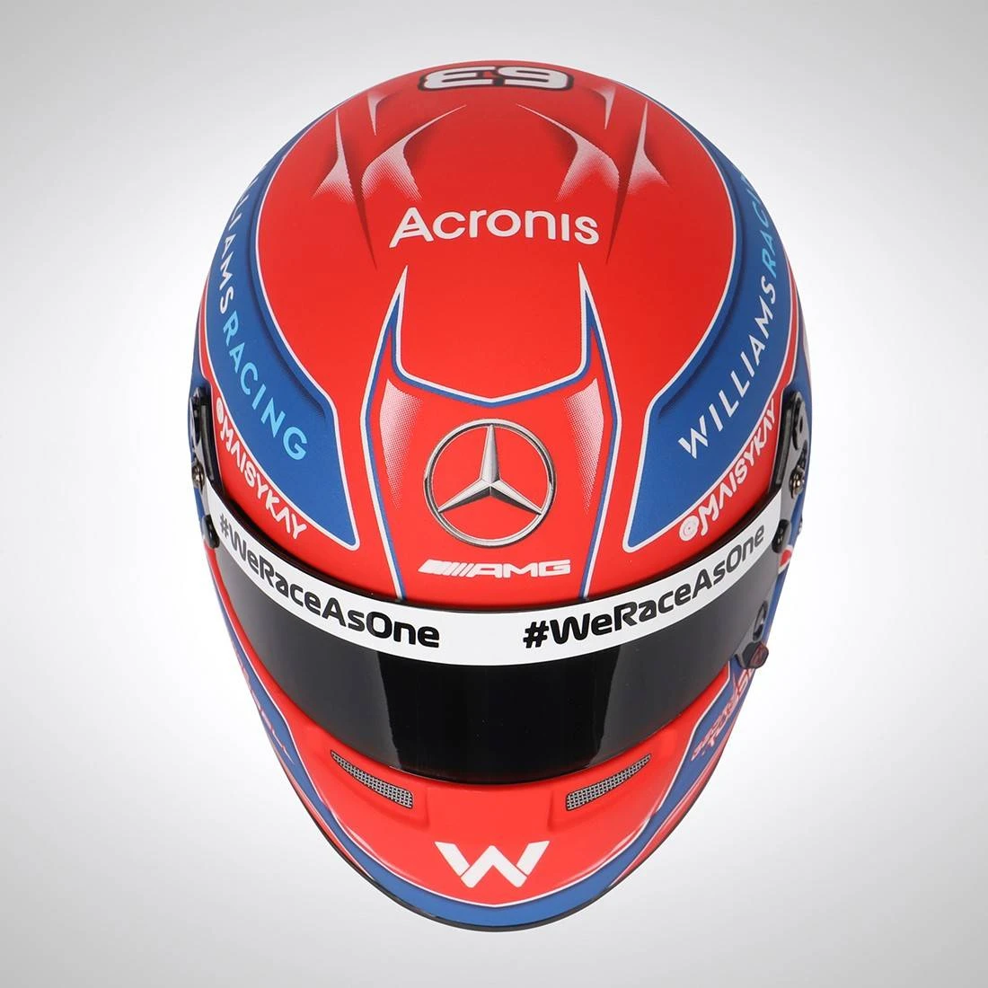 Williams George Russell 2021 1:2 Scale Helmet 7 Williams George Russell 2021 1:2 Scale Helmet