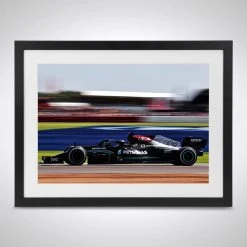 F1 Authentics Lewis Hamilton 2021 British GP Blurred – James Moy Print